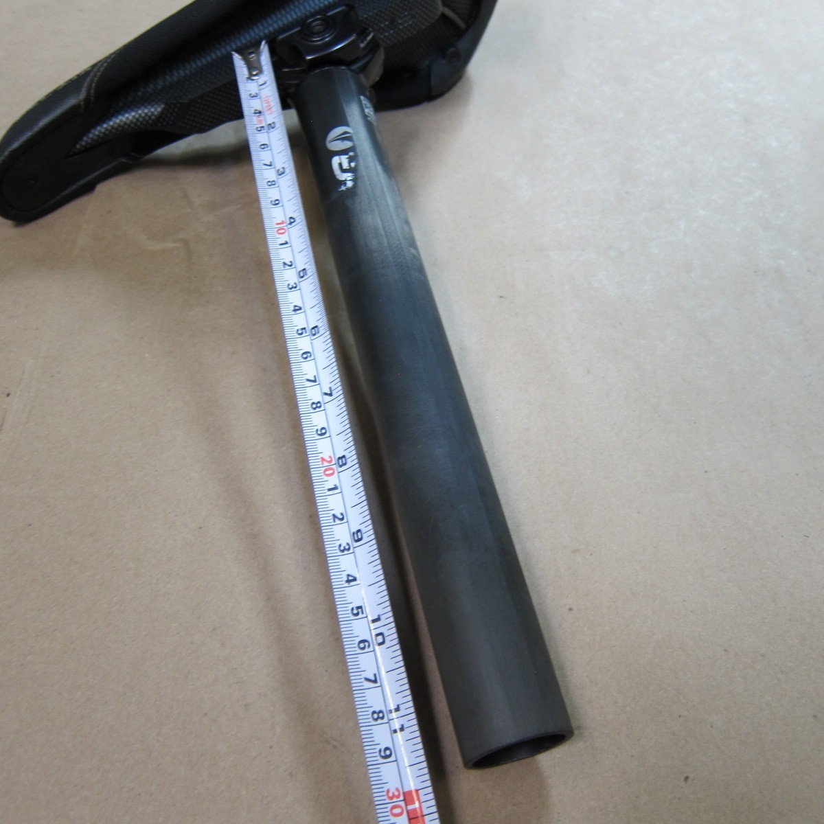 SDG Bel-Air ST I-Beam Saddle Carbon Seatpost Assembly 30.9mm MTB BMX Black