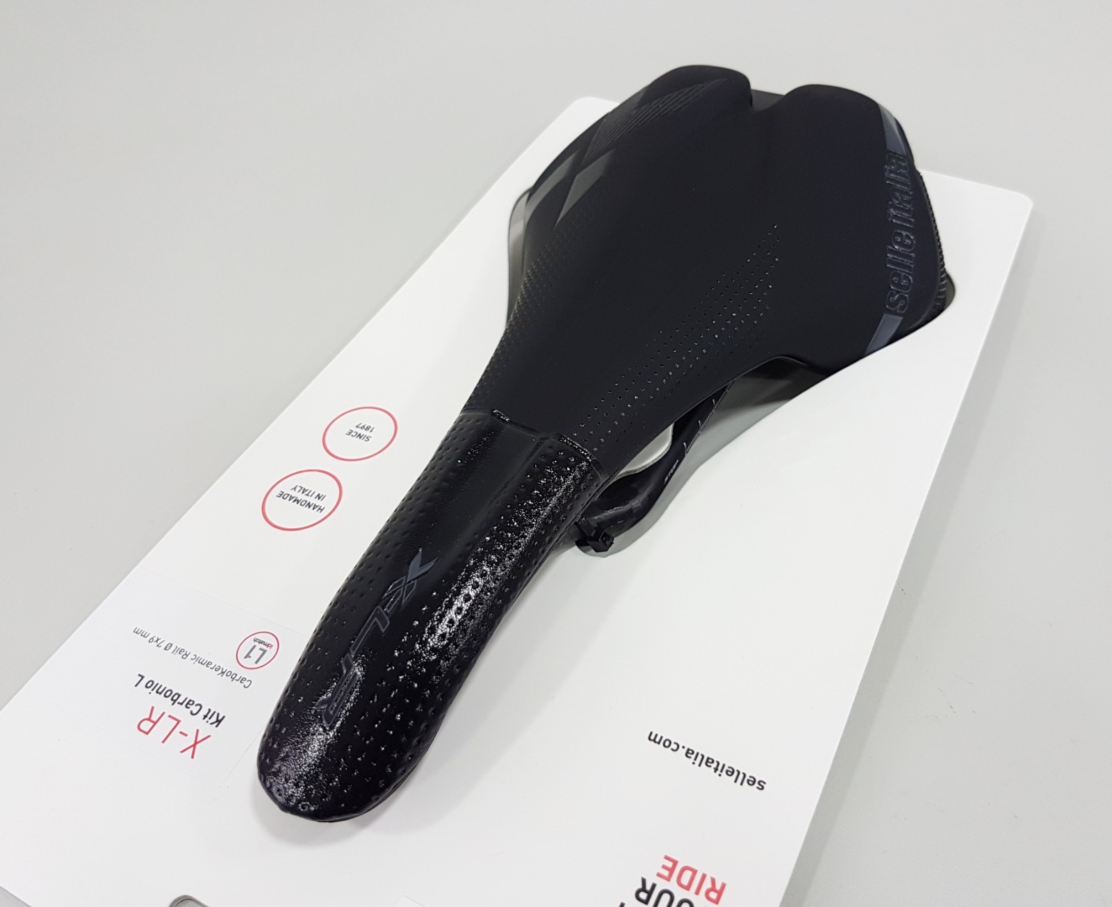 Selle Italia X-LR Kit Carbonio L1 145×266 Carbo Keramic Ø7x9mm Rail MTB Saddle
