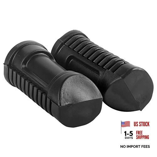 Motorcycle Foot Pegs, Bike Pegs, Motorcycle Foot Peg Grips Black Motorcycle