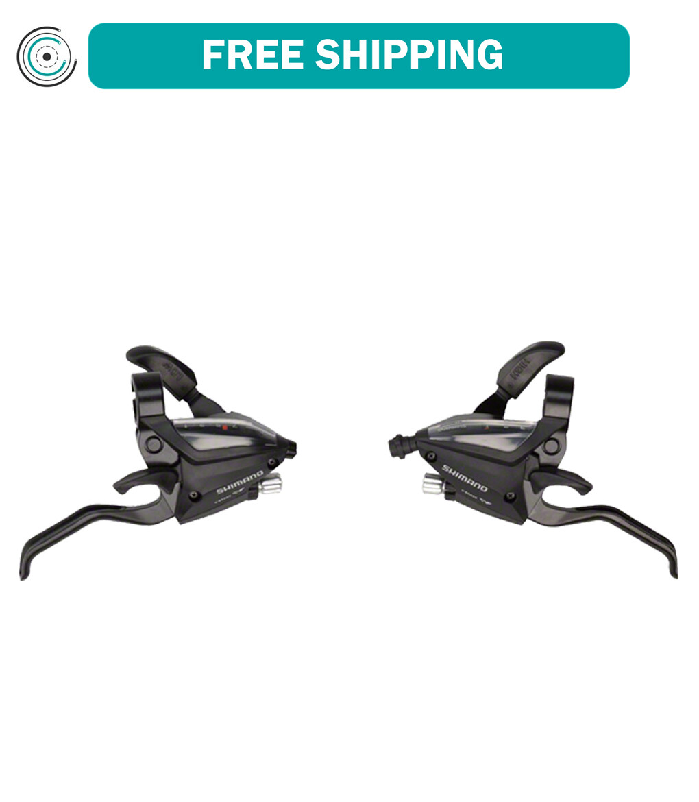 Shimano ST-EF500 3 x 7-Speed Brake/Shift Lever Set Black