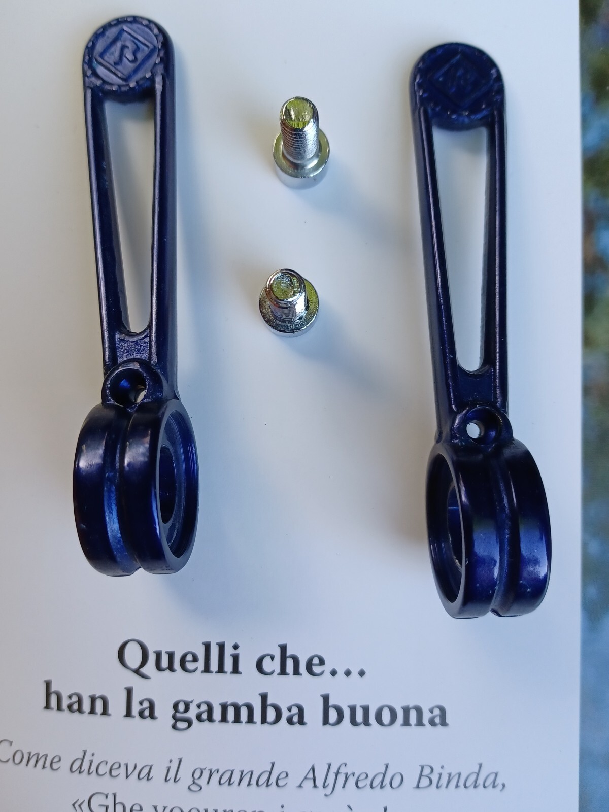 Nos L’Eroica Colnago Blue Anodized Shifters Shifters Shifters Shifters Shifte…