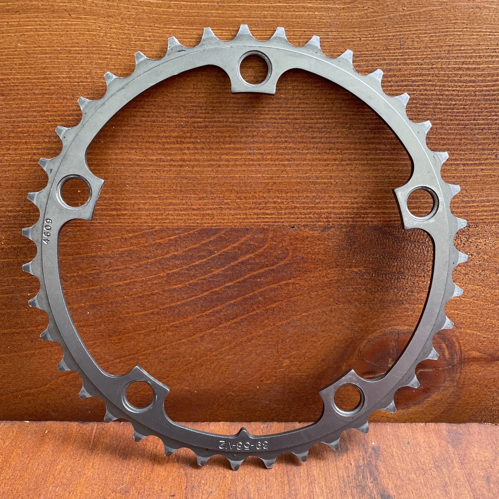 SRAM Powerglide Chainring Set 53/39t x 130mm BCD 10 Speed Gray used GC TAIWAN