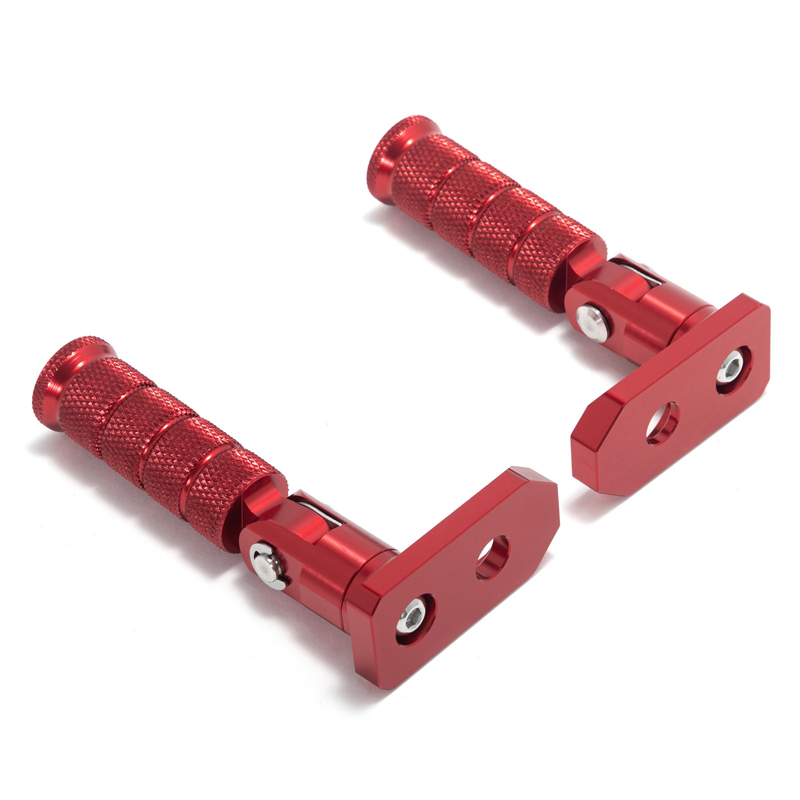 For Apollo RFN E-Bike Red Stunt Foot Pegs Pedals for Beta Explorer Dirt Bike MX