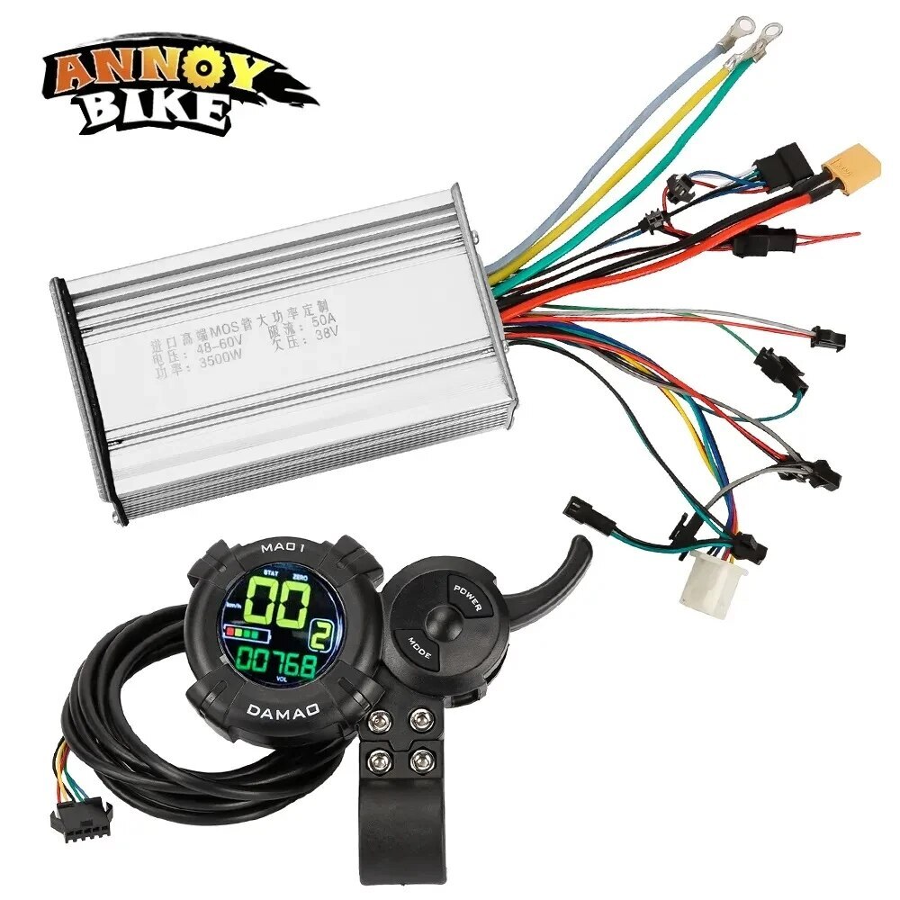 10 inch Hub Motor Kit 48v-60v 1000w 1200w 1500w Off-road Tire 30A Controller Set