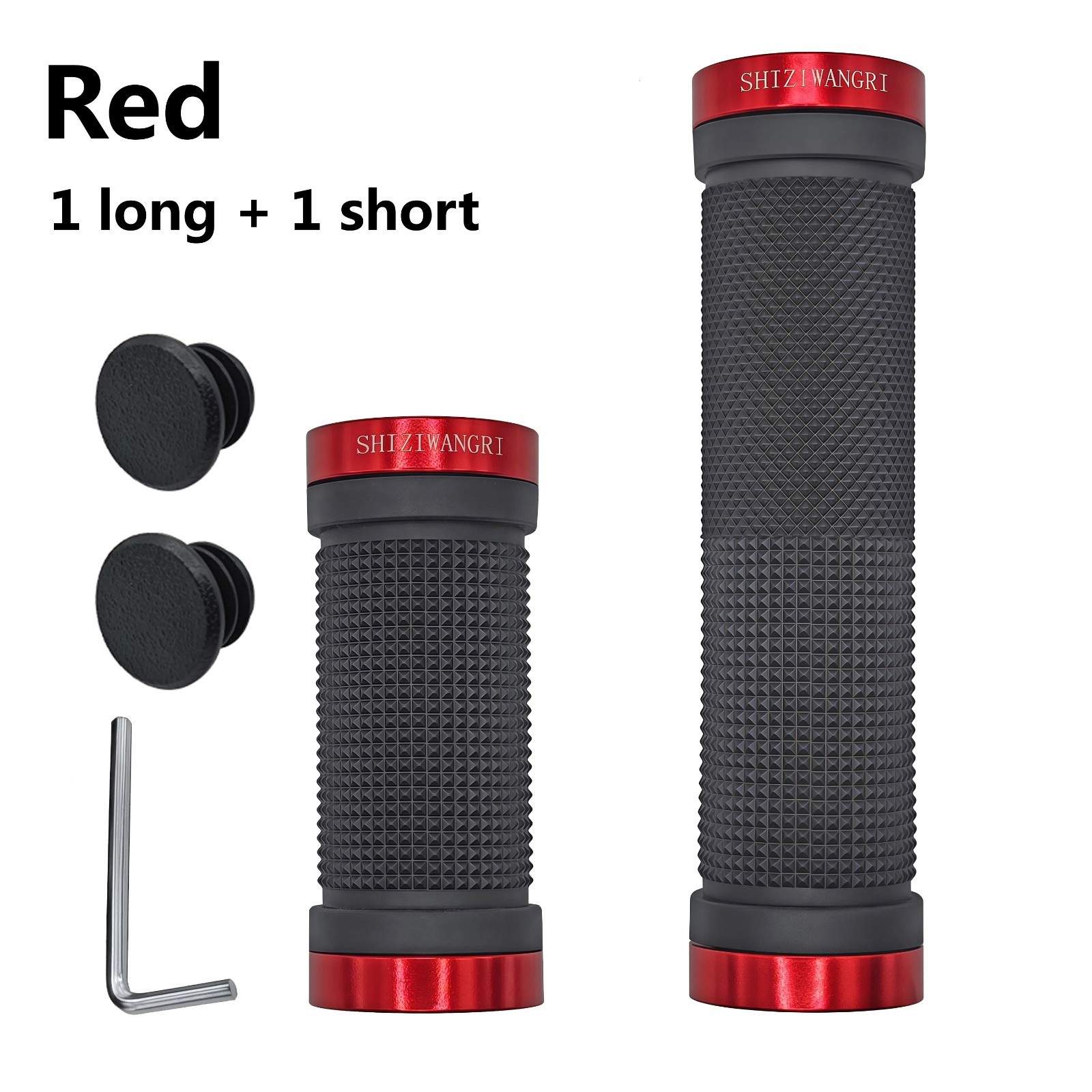 SHIZIWANGRI MTB Bike Grips Ergonomic Rubber Anti Skid Handlebar Covers