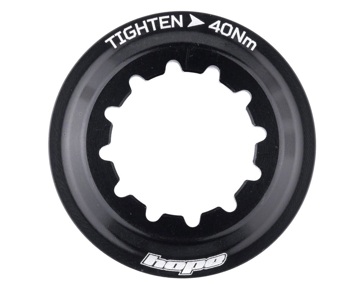 Hope Centerlock Rotor Disc Lockring (Black) (Internal Spline) [HBSP393N]