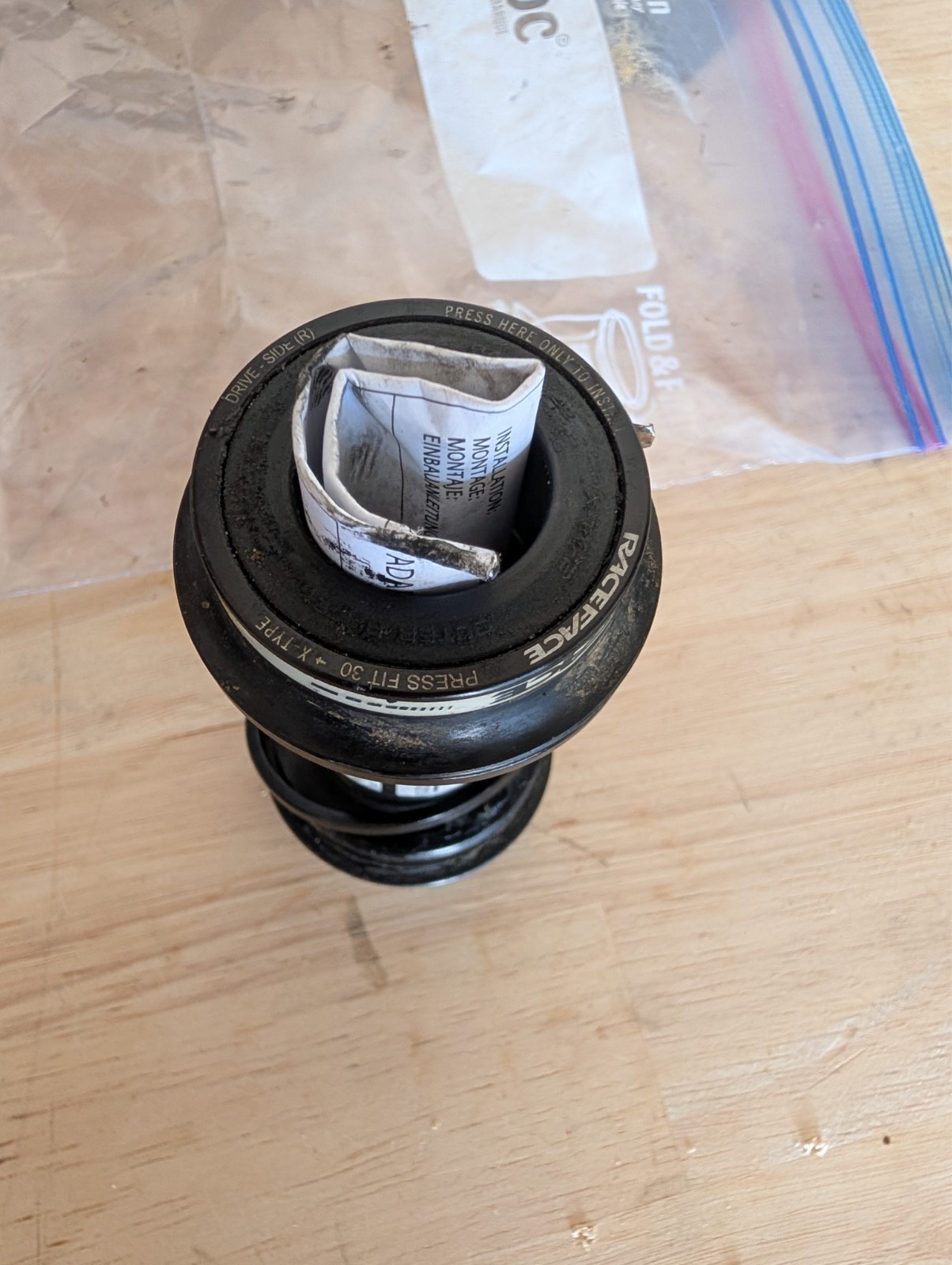 RaceFace X-Type Press Fit 30 Bottom Bracket — PF30 68/73mm — 24mm Spindle