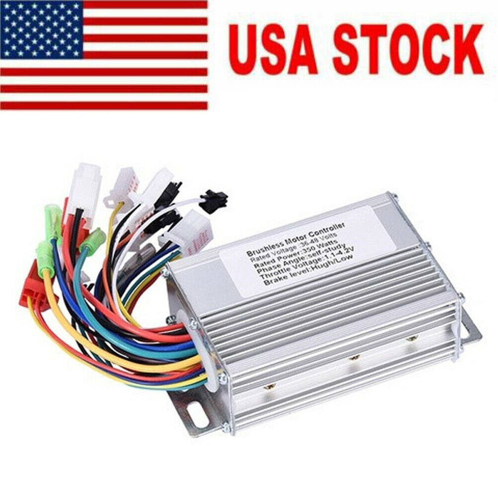 36V/48V Electric Bike 350W Brushless DC Motor Controller for E-bike Scooter Bike