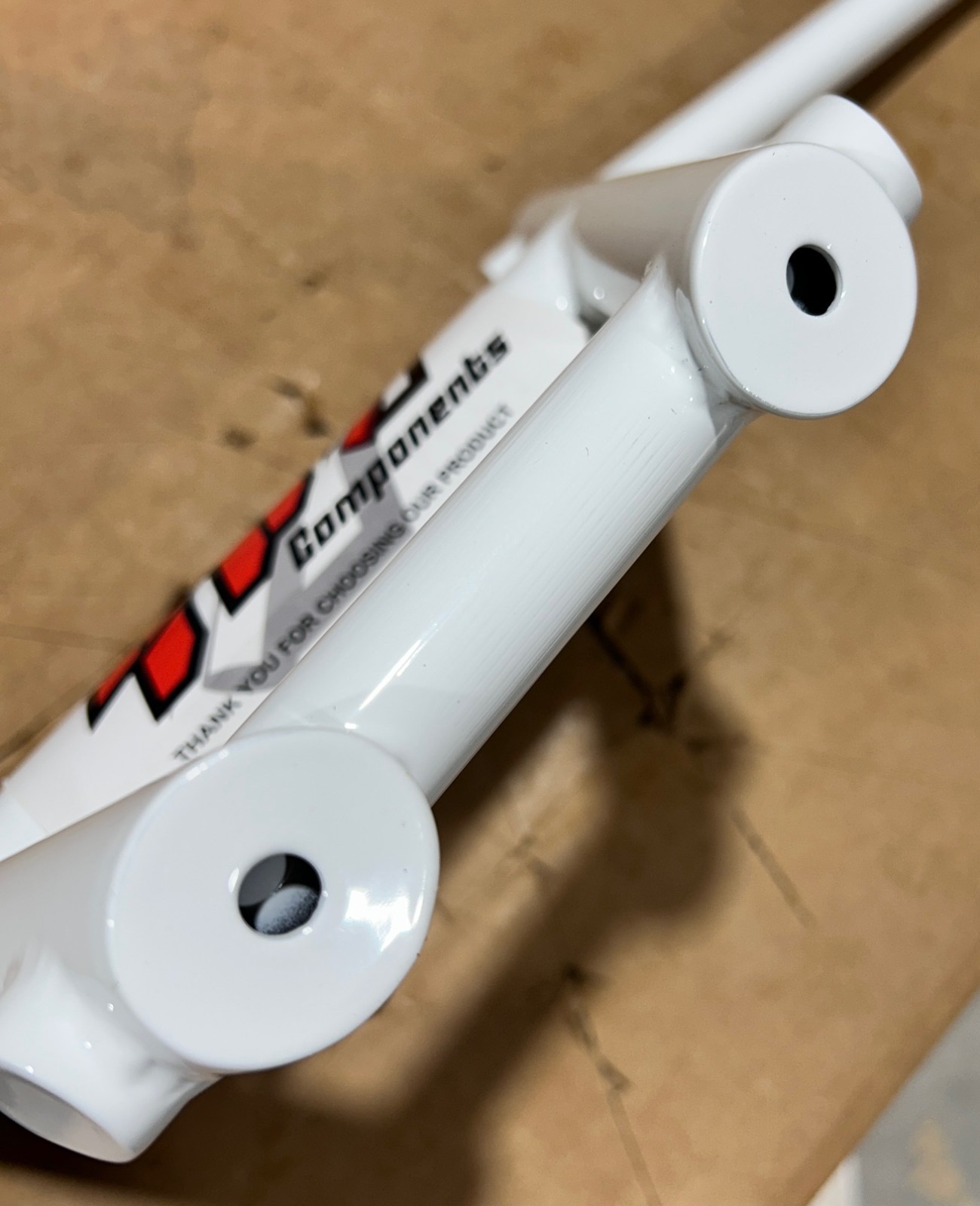 BMX – TNT BICYCLES 6 PIECE HANDLEBAR (7″ RISE) – WHITE (DISCOUNTED – SALE ITEM)
