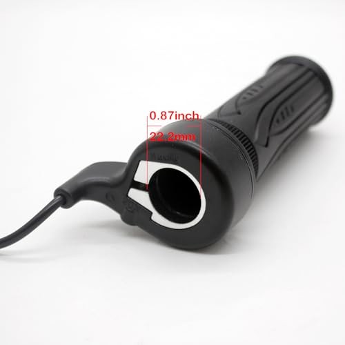 EBike Full Twist Throttle, 12V-72V Universal Electric 3 Pin waterproof plug
