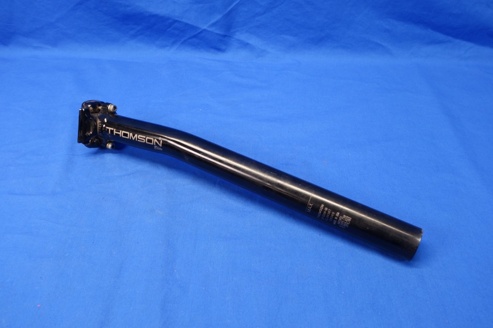 Thomson Elite Setback CNC Aluminum Seatpost: 31.6mm Diameter x 367mm Length