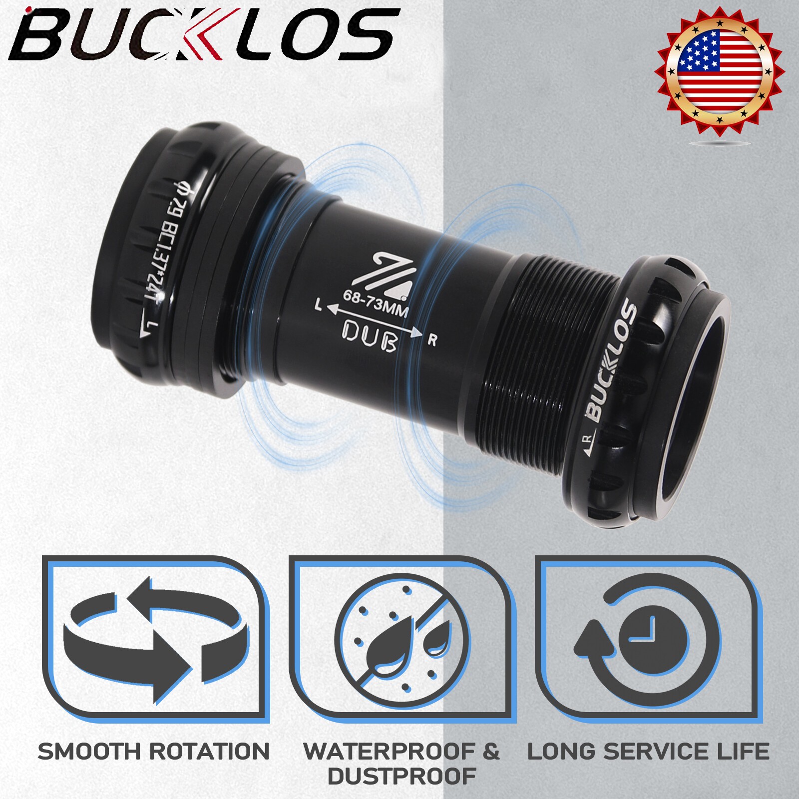 Mountain Road Bike Bottom Bracket BB68/73mm BAS Hollow For SRAM DUB 29mm Bearing