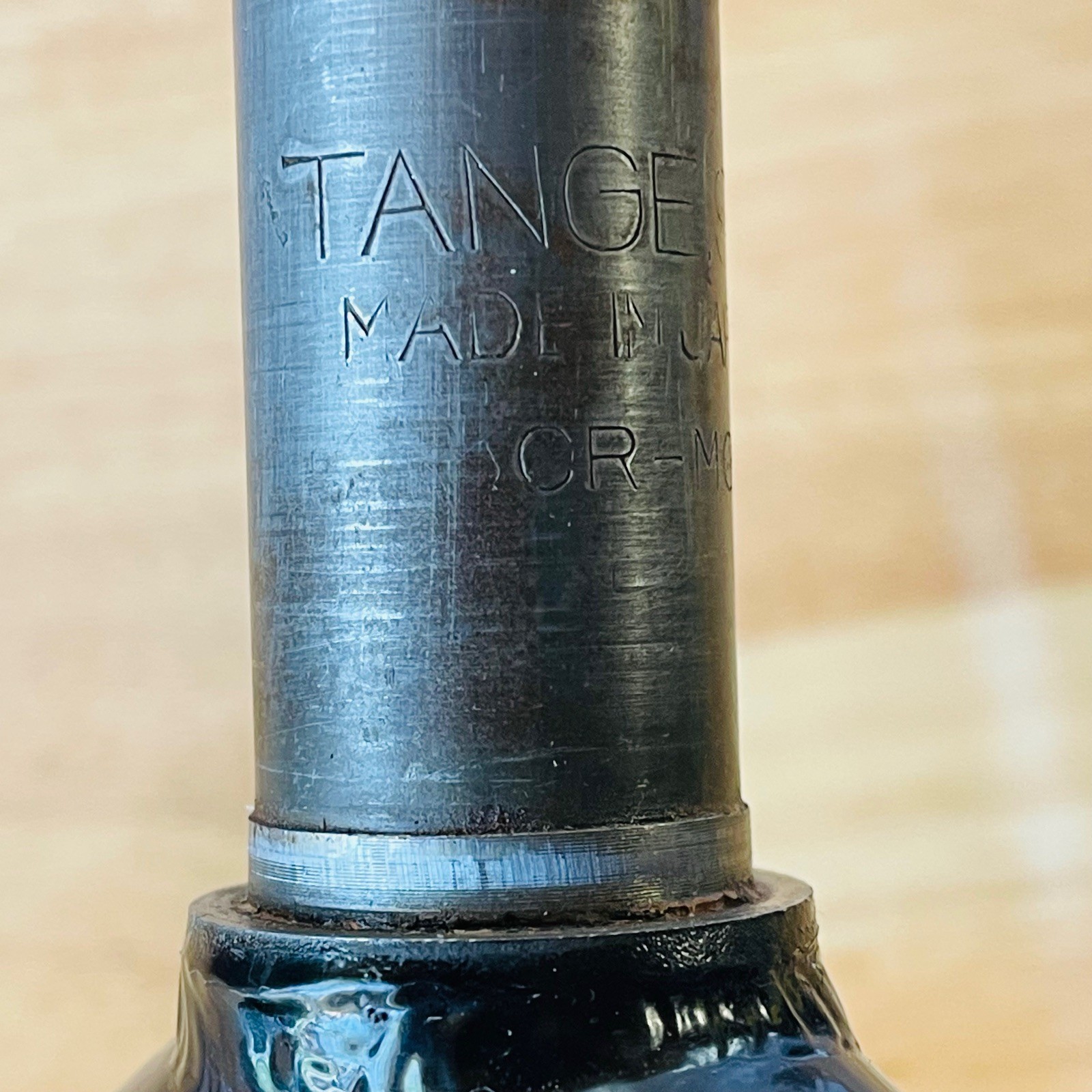 Trek Tange Full CRMO Steel MTB Fork 1-Inch Threaded 26 153 Steerer 385 AtoC 