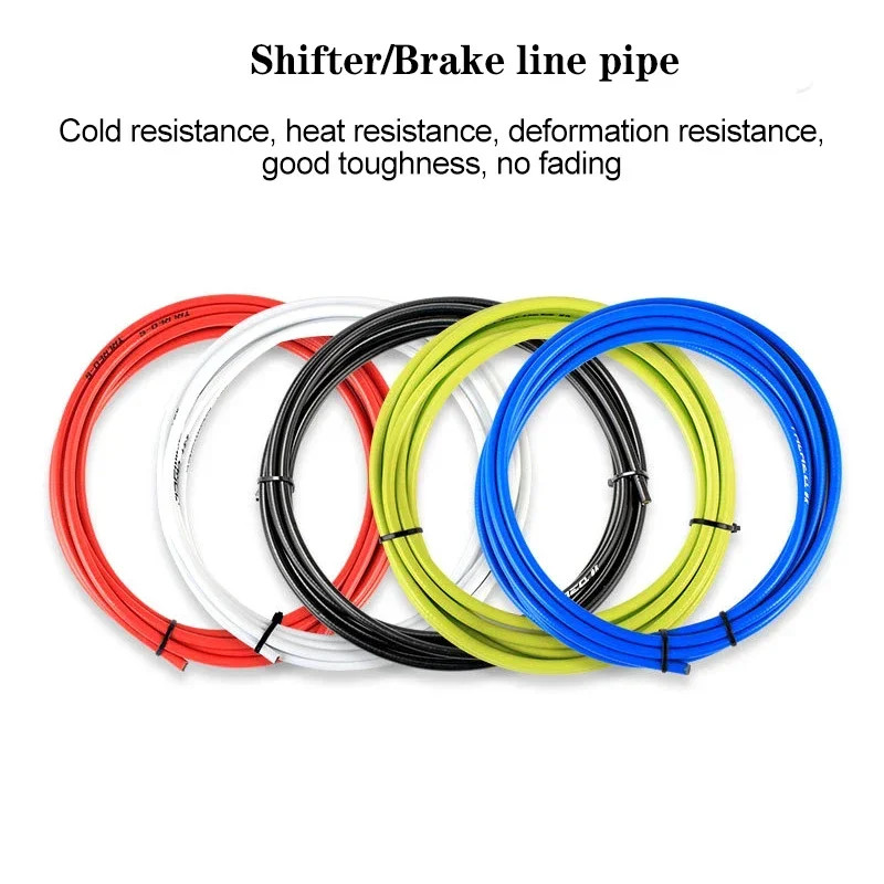 Bike Brake Cable Housing Set MTB Derailleur Shifter Cable Kit with Caps