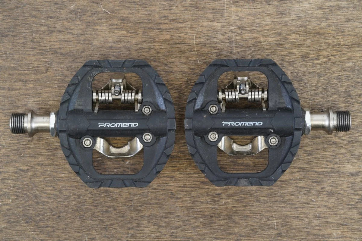 Promennd PD-F91 Dual Flat SPD Clipless Road CX MTB Pedals 295g