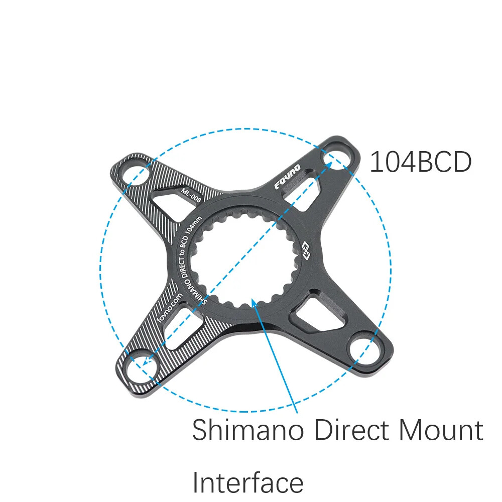 Chainring for Shimano Direct Mount 9-12s Oval Round Narrow Wide 32-38T Sprocket