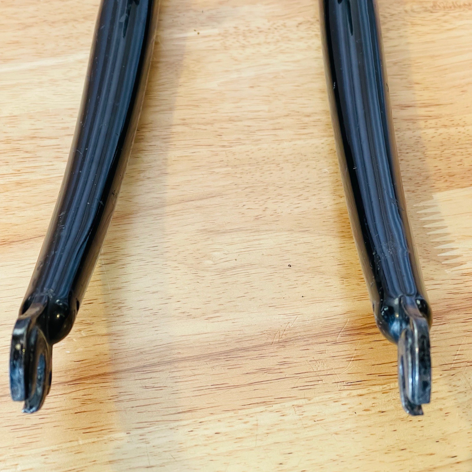 Steel Mountain Bike Fork 1-Inch Threaded 26 209 Steerer 390 AtoC Black 