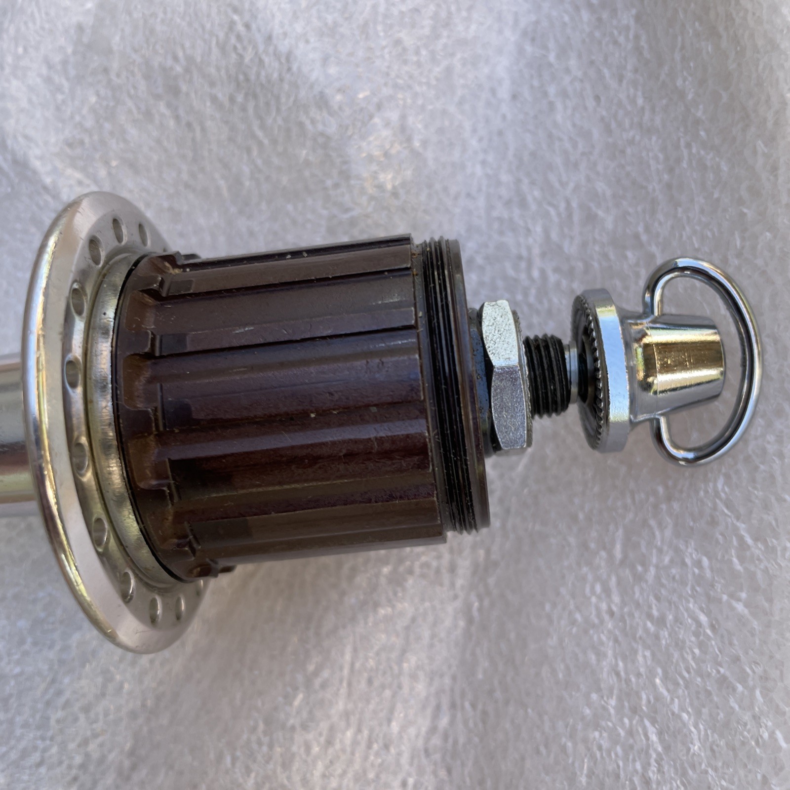 New Vintage Suntour XC Pro WTB Grease Guard Hub and QR 36H 135 Cassette NOS MTB