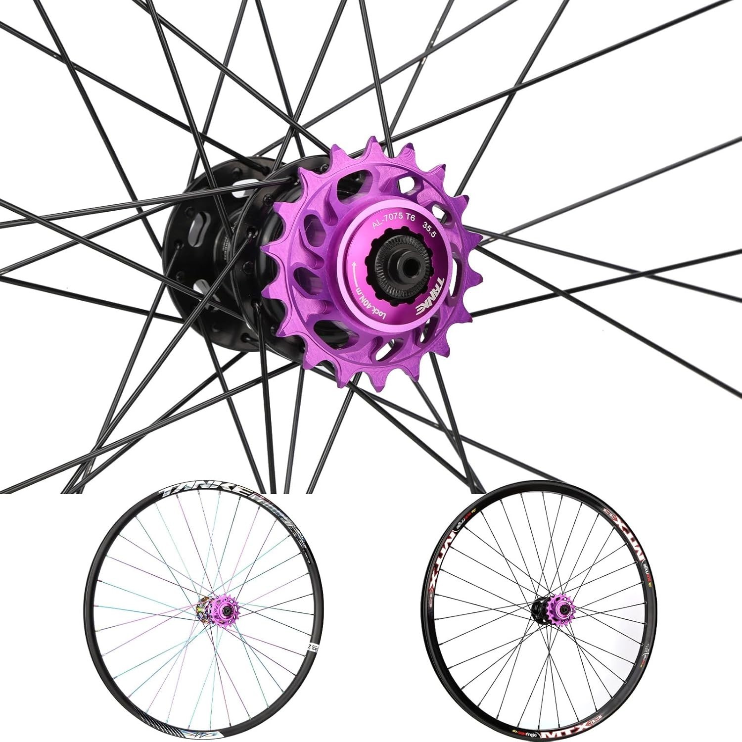 Aluminum Single Speed Cog Kit