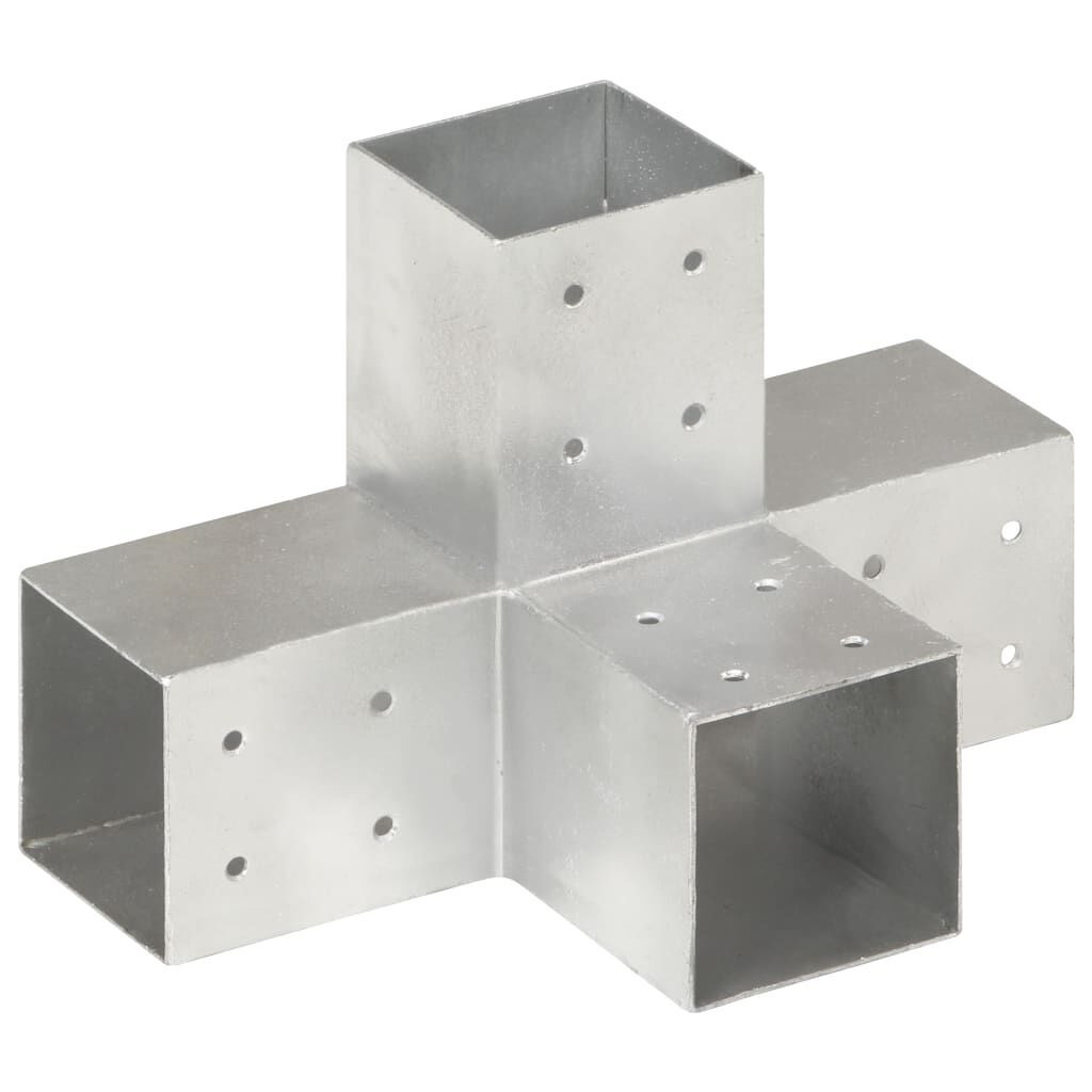 Pfostenverbinder Y-Form Verzinktes Metall 71 X 71 Mm