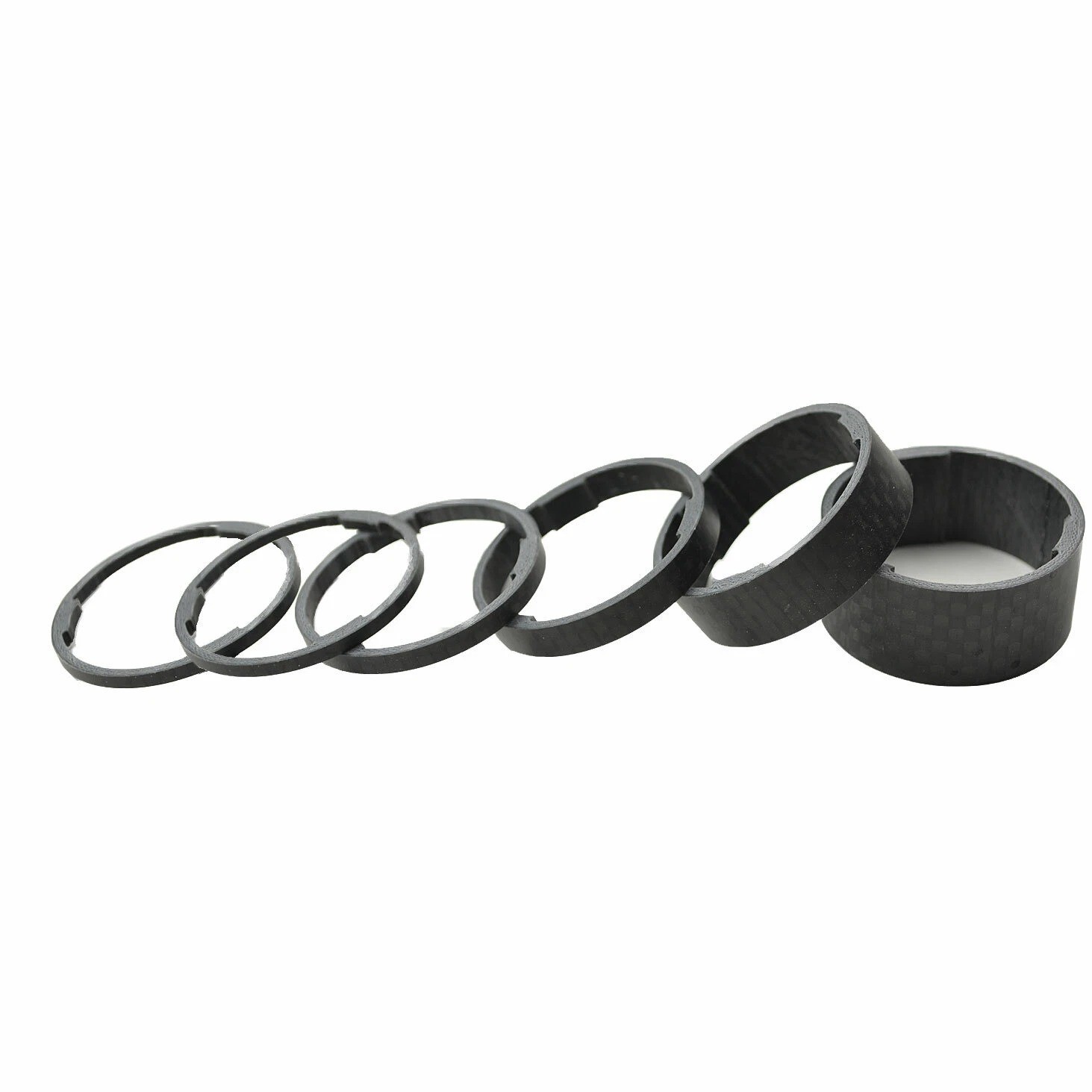 8PCS Bike Headset Spacers 1 1/8″ Aluminum Alloy Stem Riser Rings 2 3 5 10mm