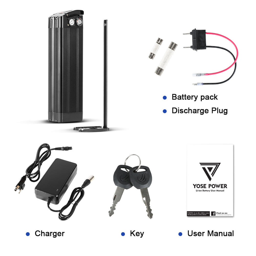 48V Lithium Battery 36V Ebike Battery 13Ah 17Ah Silverfish Electric Bike Battery