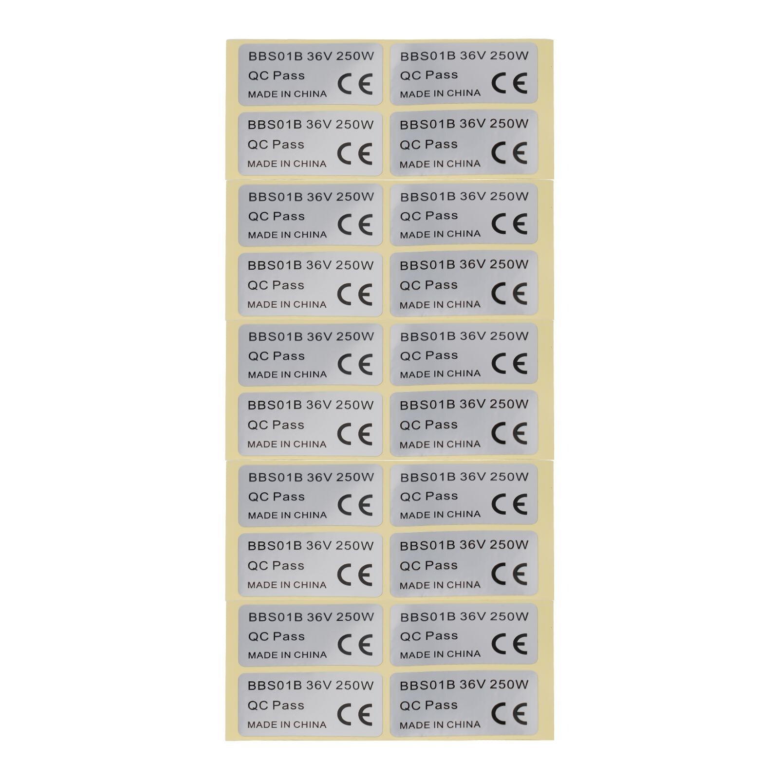 20 Pcs Ebike Electric Bicycle Sticker for Bafang Central Motor Stickers