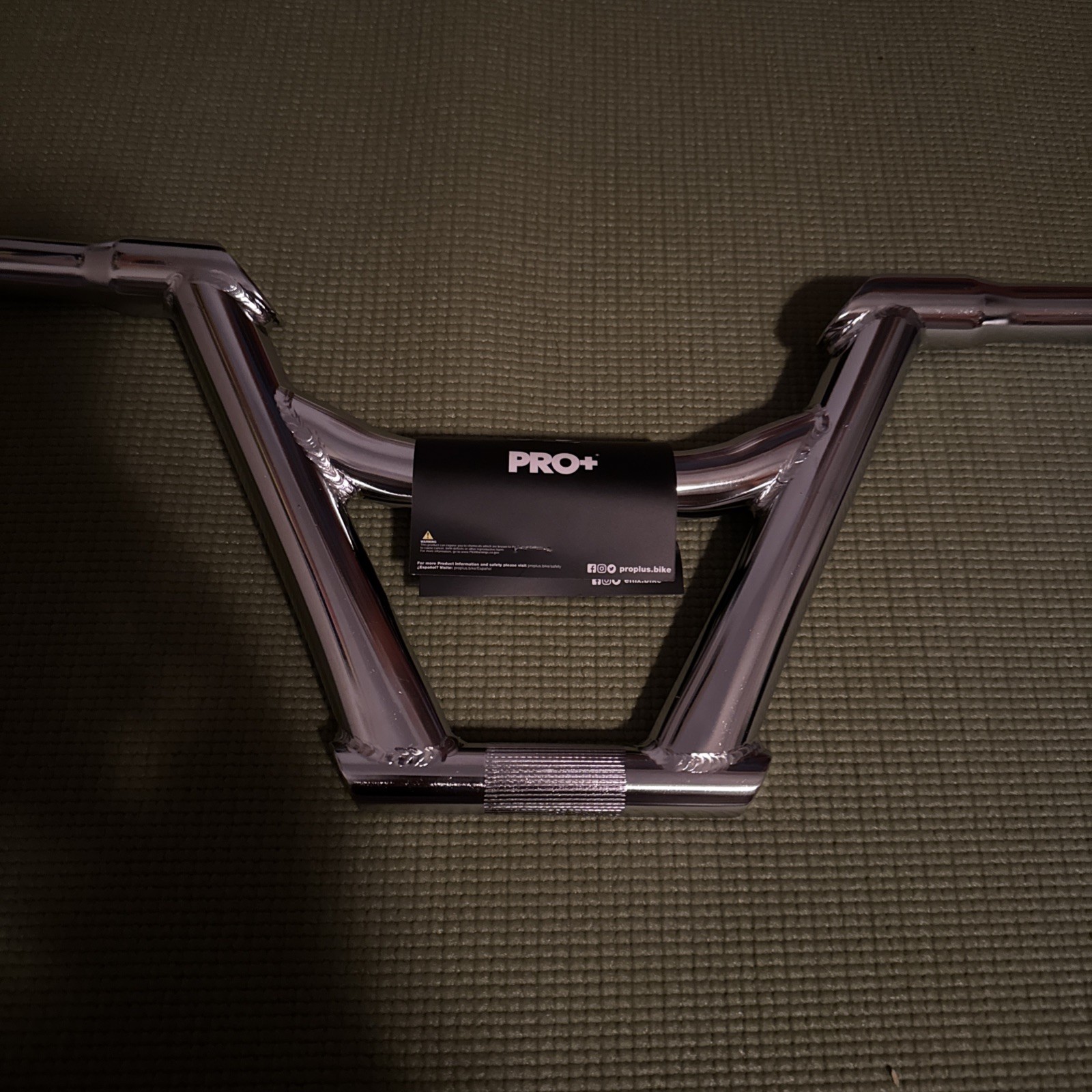 New Bmx Chrome Freestyle 169 Steel 22.2 Mm Handlebars