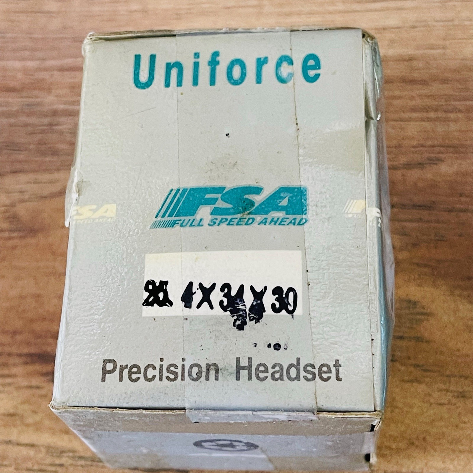 NOS FSA Uniforce Threaded Headset 1 1/8 x 26T Blue Turquoise Anodized
