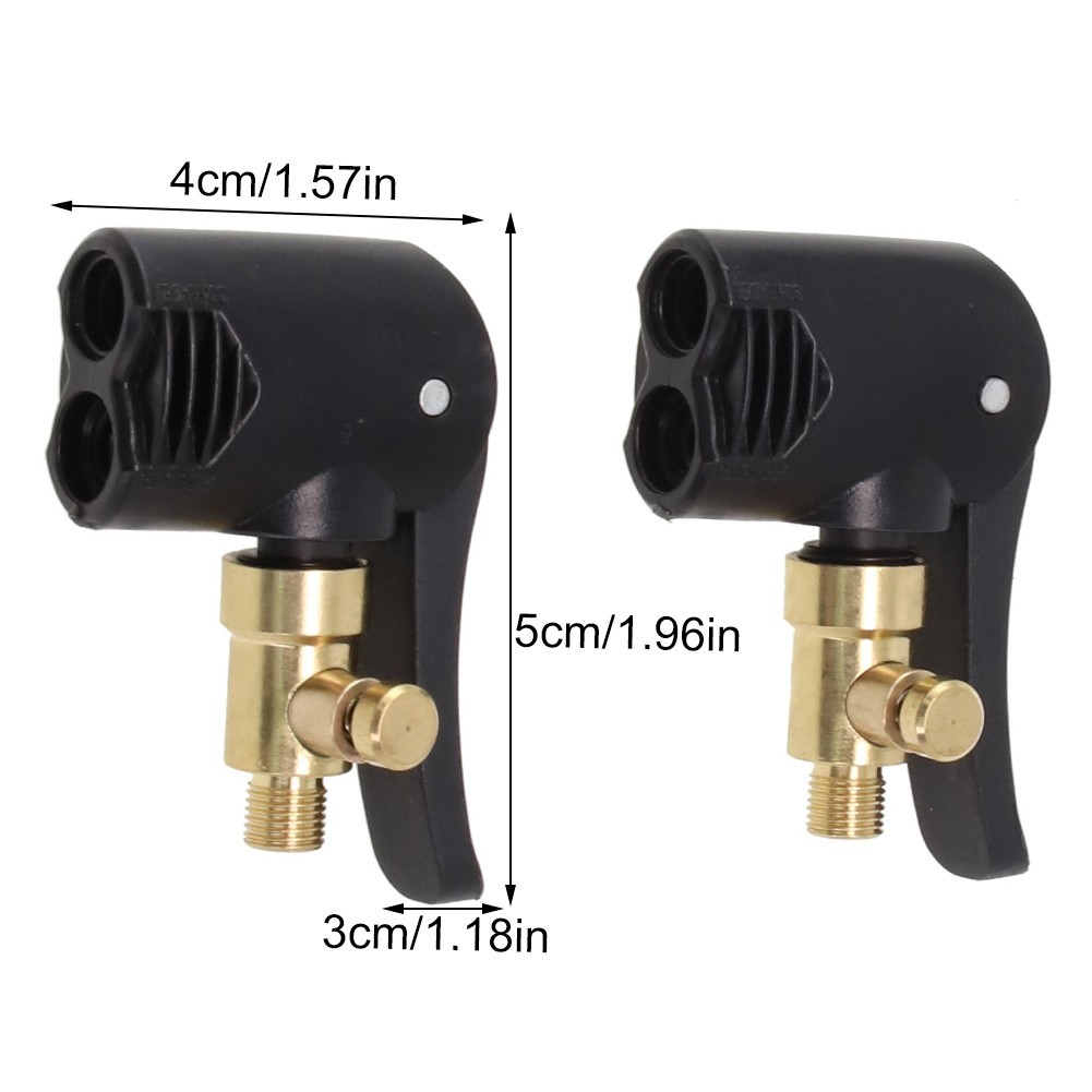 2PCS Bicycle Pump Adapter Valve for Presta Ideal for Tyre Tube Replacement
