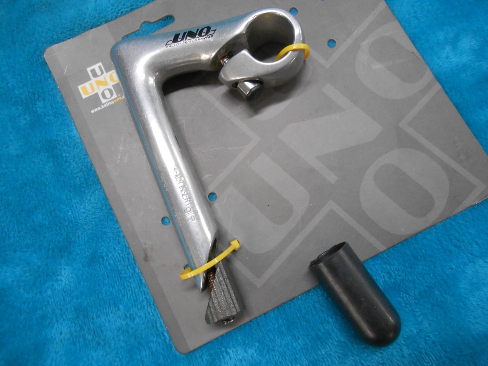 UNO Kalloy Performanced 80mm Bicycle Quill Stem Road Bike 25.4mm -18° Rise Silve