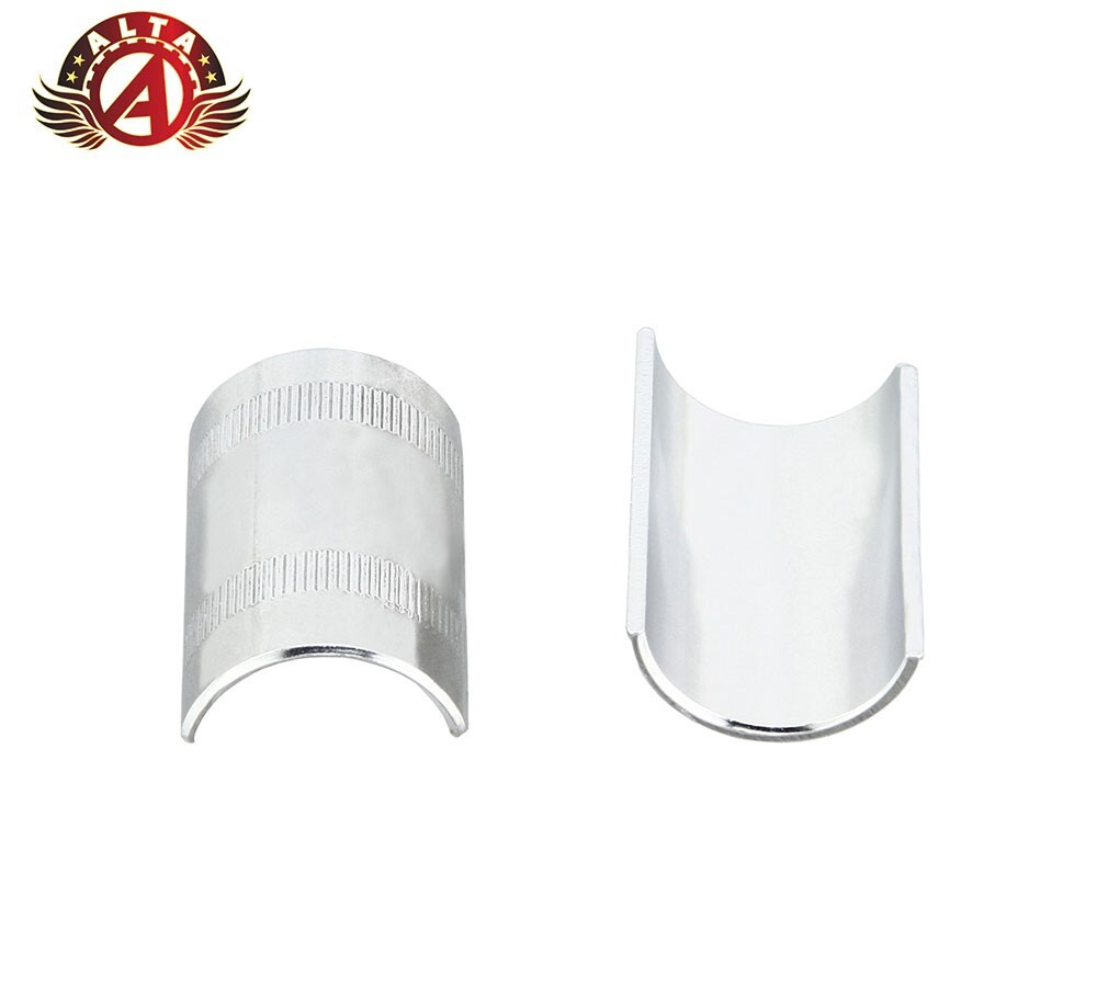 NEW! SLEEK ALLOY HANDLEBAR SHIM 22.2MM TO 25.4MM IN SILVER OR BLACK.