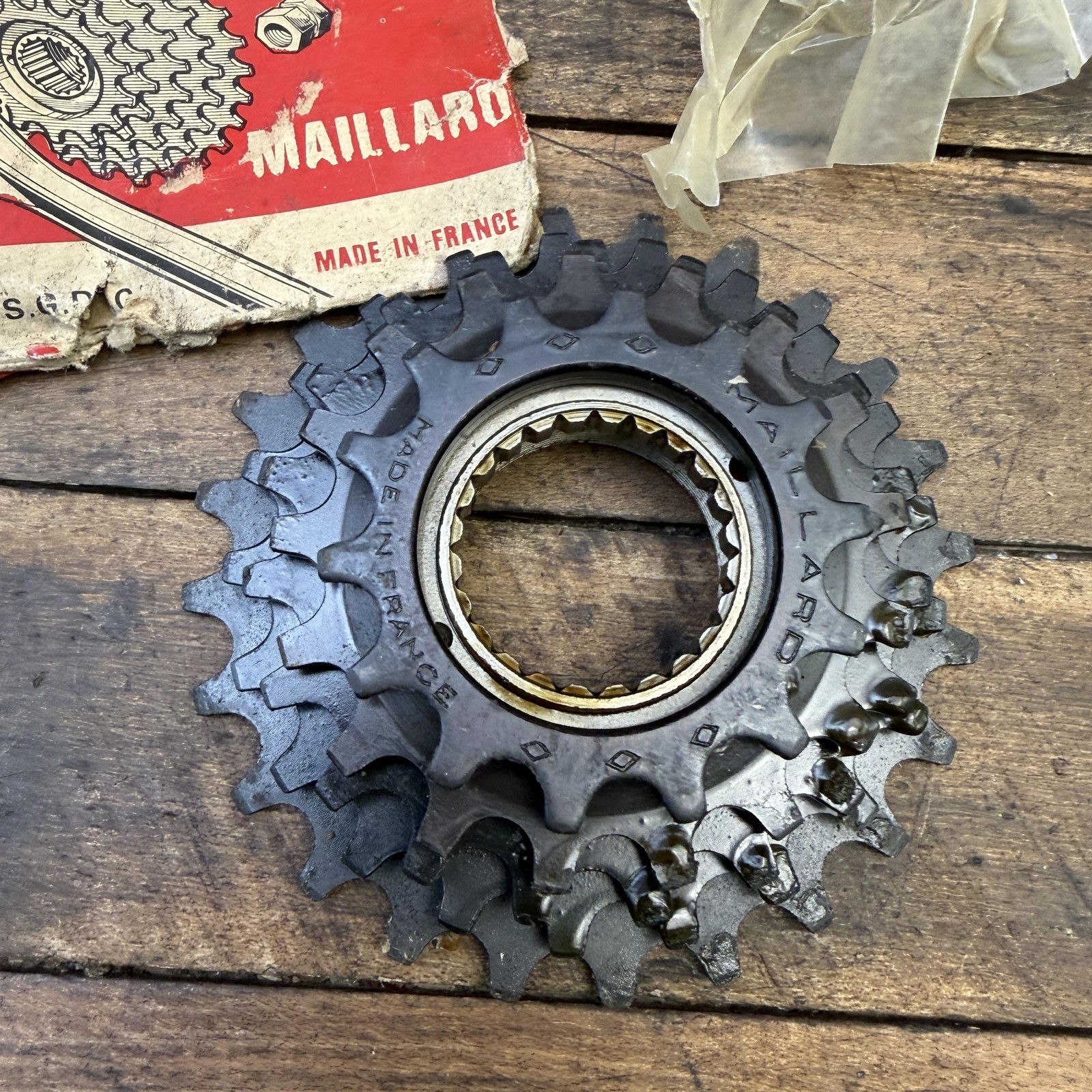 Vintage Maillard Atom Freewheel 5-Speed 28T 14-28 Normandy BSA 1.37×24 France 5s