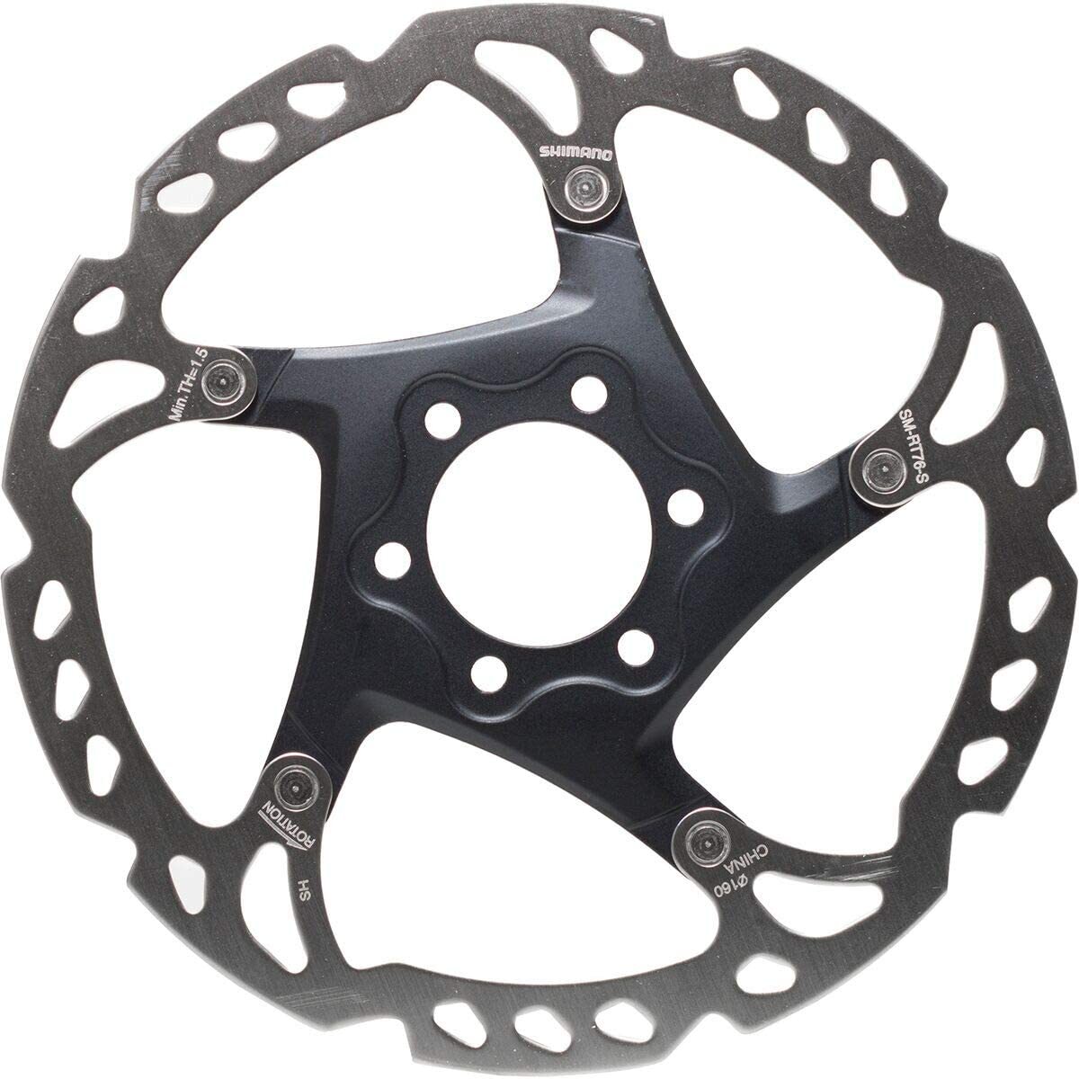 1 or 2 Shimano SLX SM-RT76-S Bike Disc Brake Rotor 6-Bolt 160mm MTB