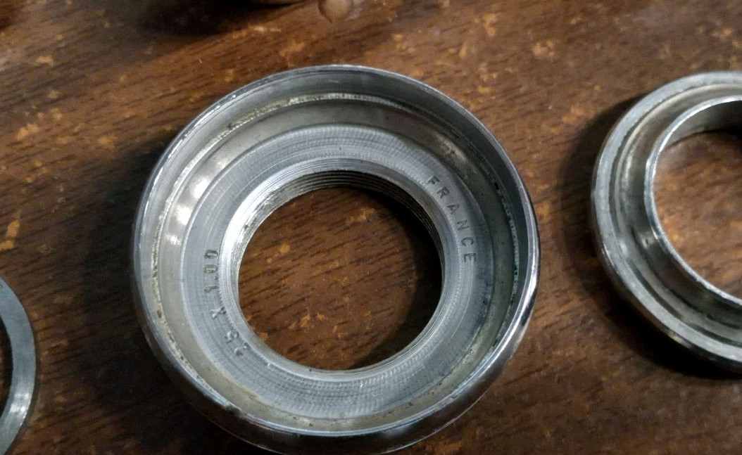 Vintage Campagnolo Nuovo Record Headset French Threaded 25 X 1.00