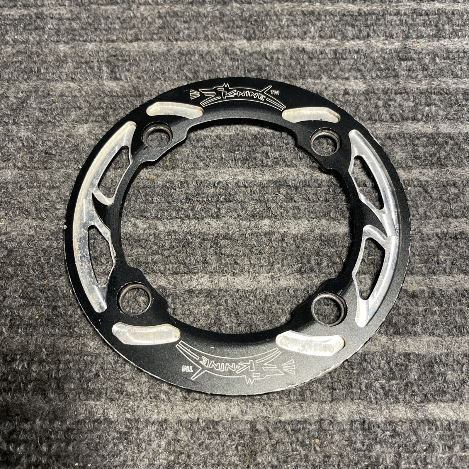 Vintage Kona K-Nine Chain Ring Protector 4 Arm 74 BCD Bash Guard Downhill MTB