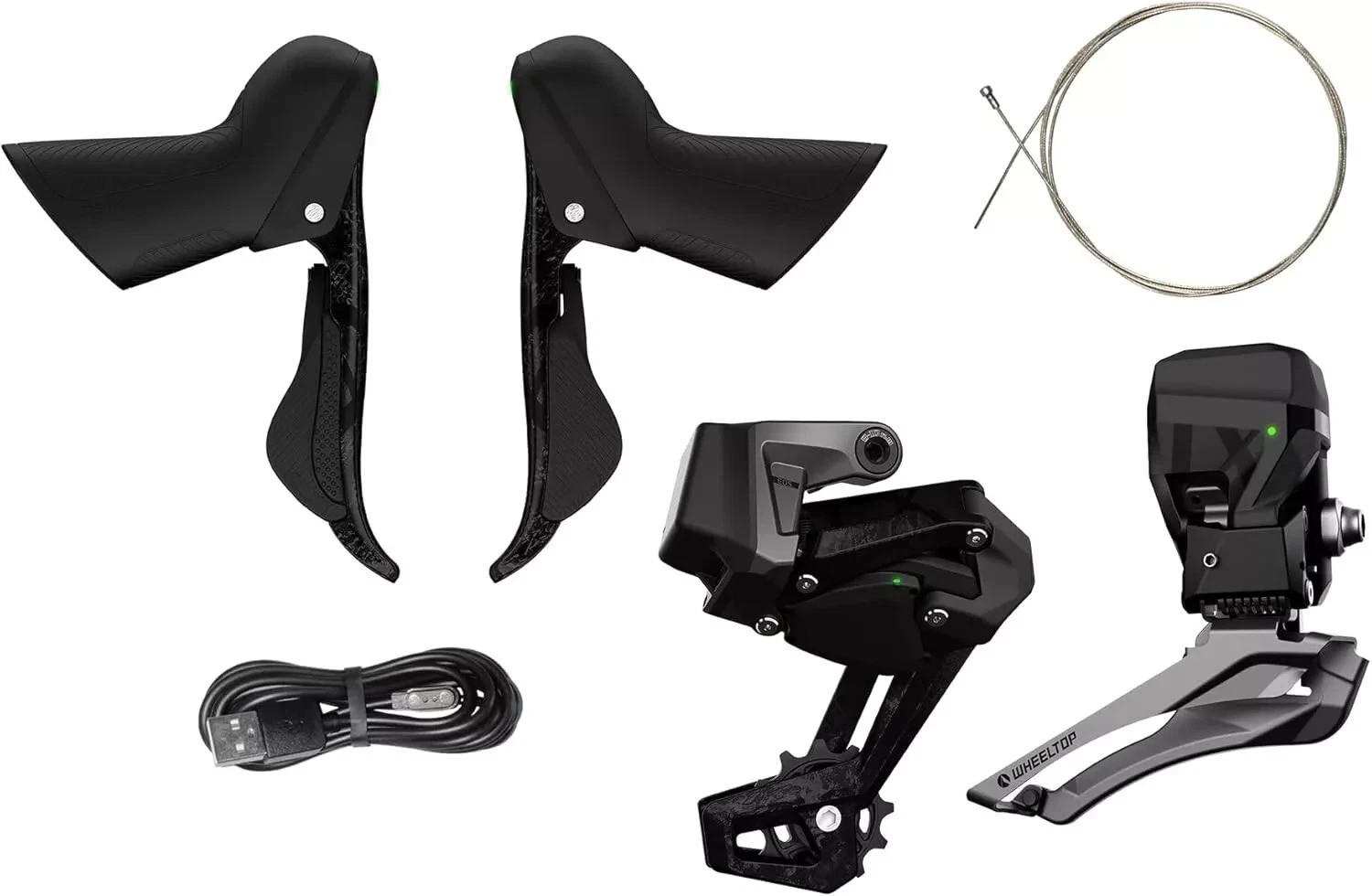 Wheeltop EDS TX Electronic Wireless Groupset | Rim Brake | Hydraulic Disc Brake