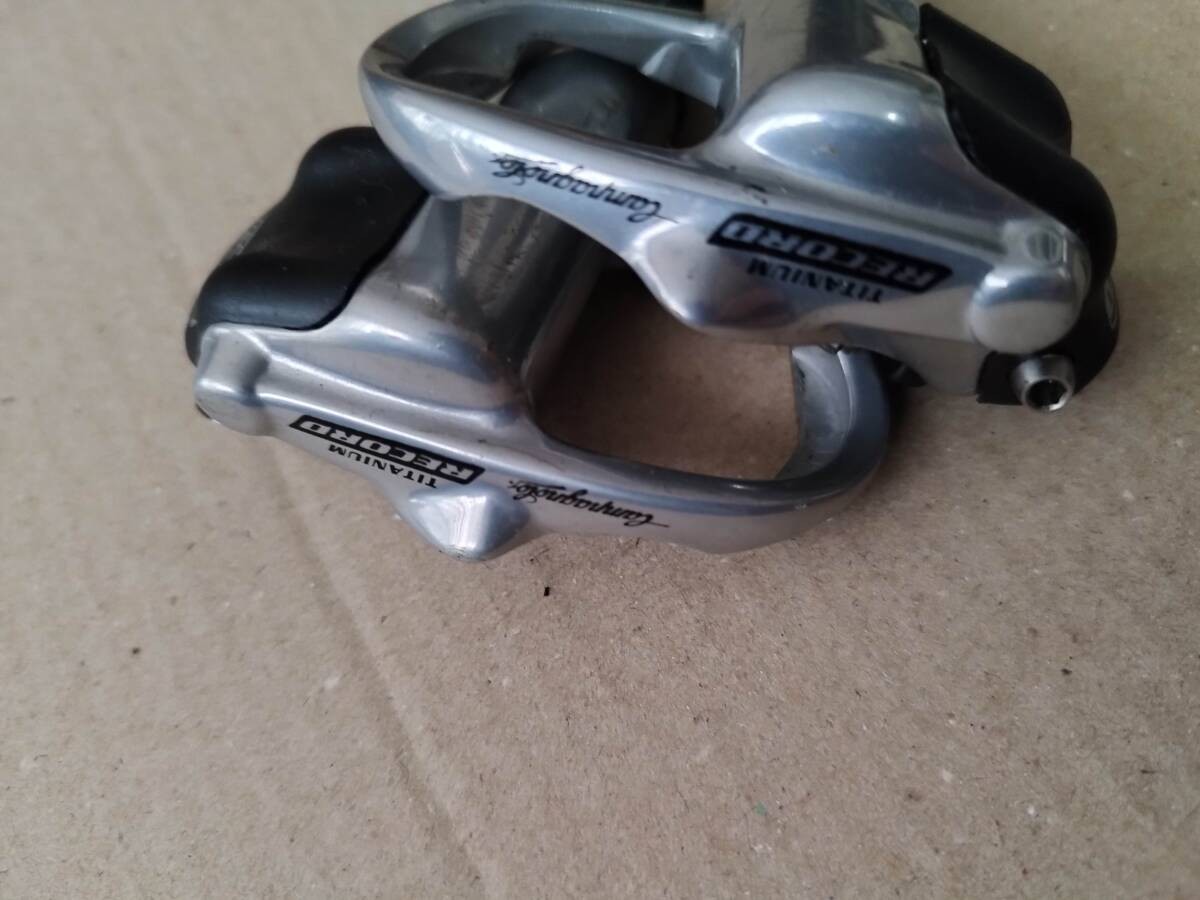 Campagnolo RECORD TITANIUM PRO FIT PLUS Road Pedals USED Light Weight