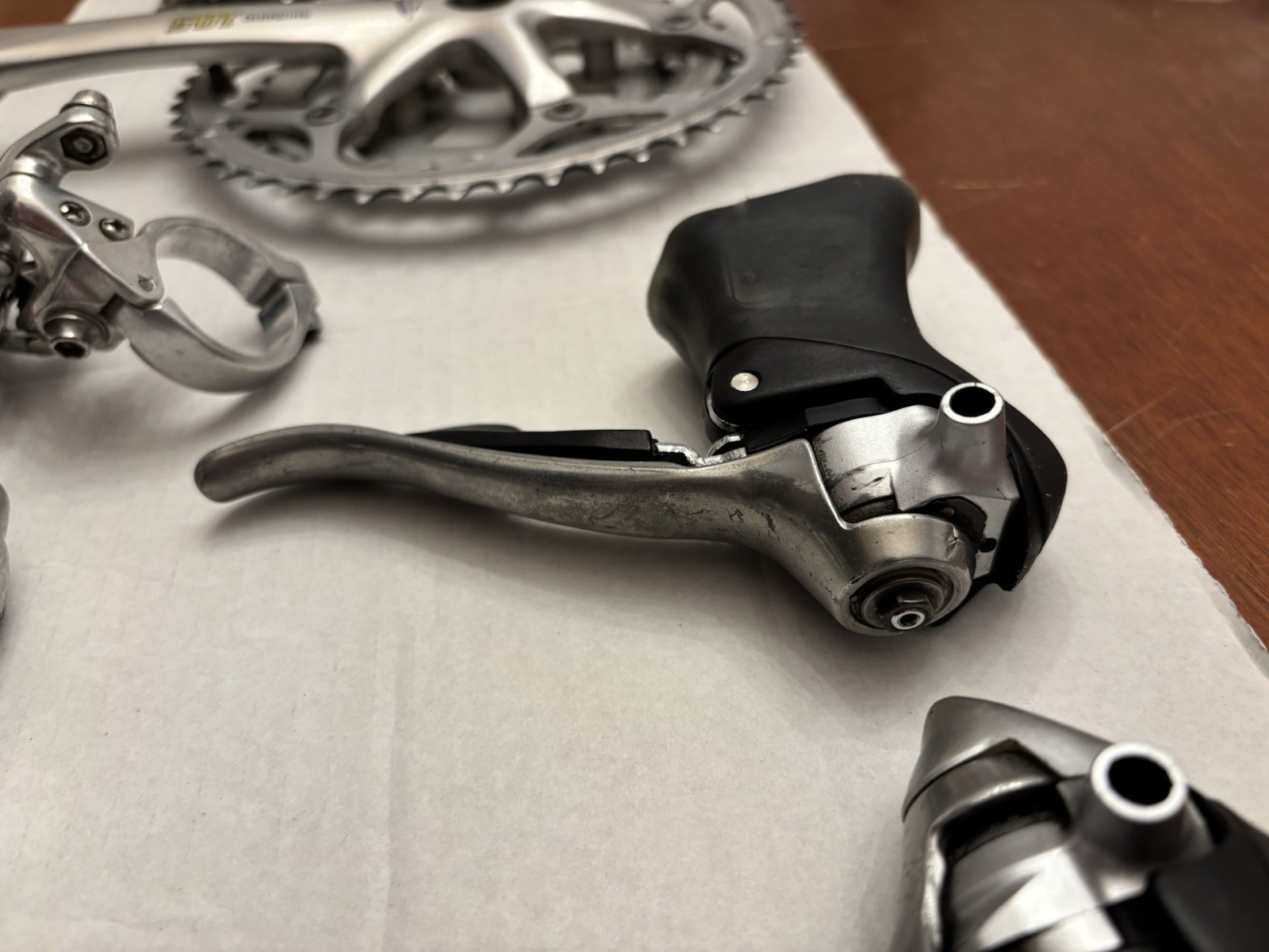 Shimano 105 Road Groupset Kit Crankset Cassette F/R Derailleurs BB + 9 SpChain