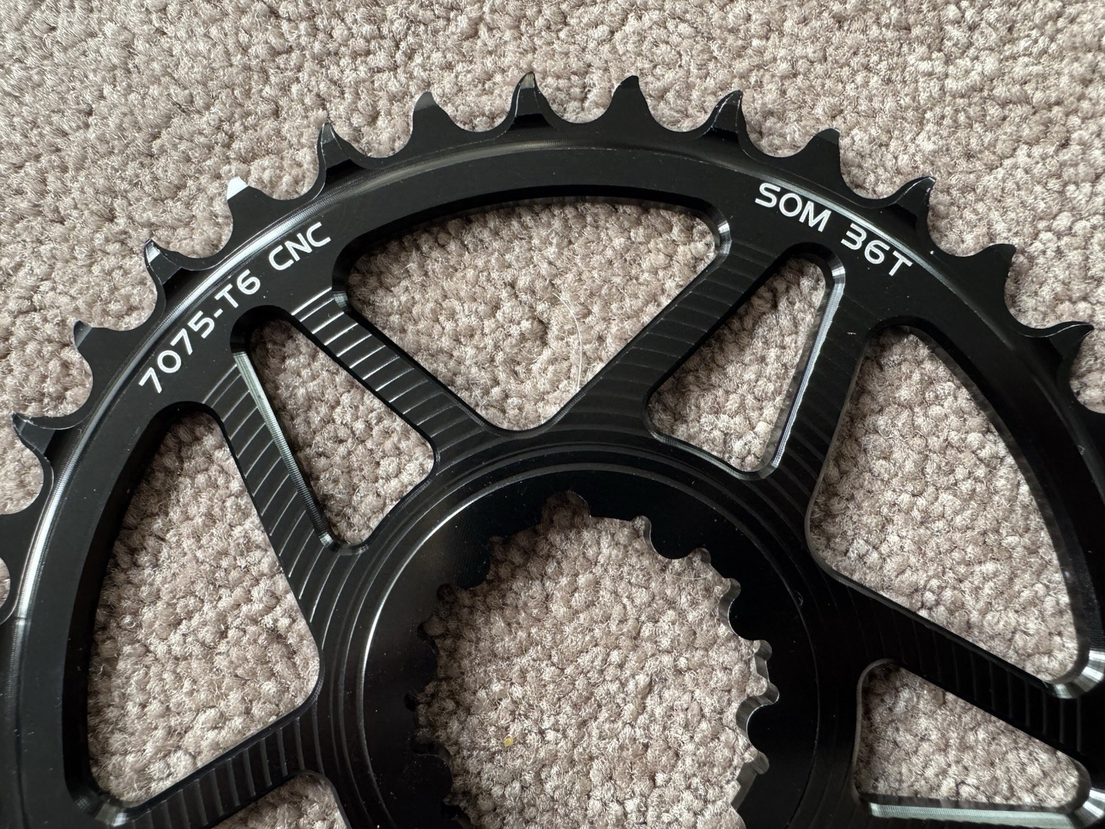Zrace 36t SRAM Direct Mount Boost 3mm Chainring Wolf Tooth Style Round 80g XX1