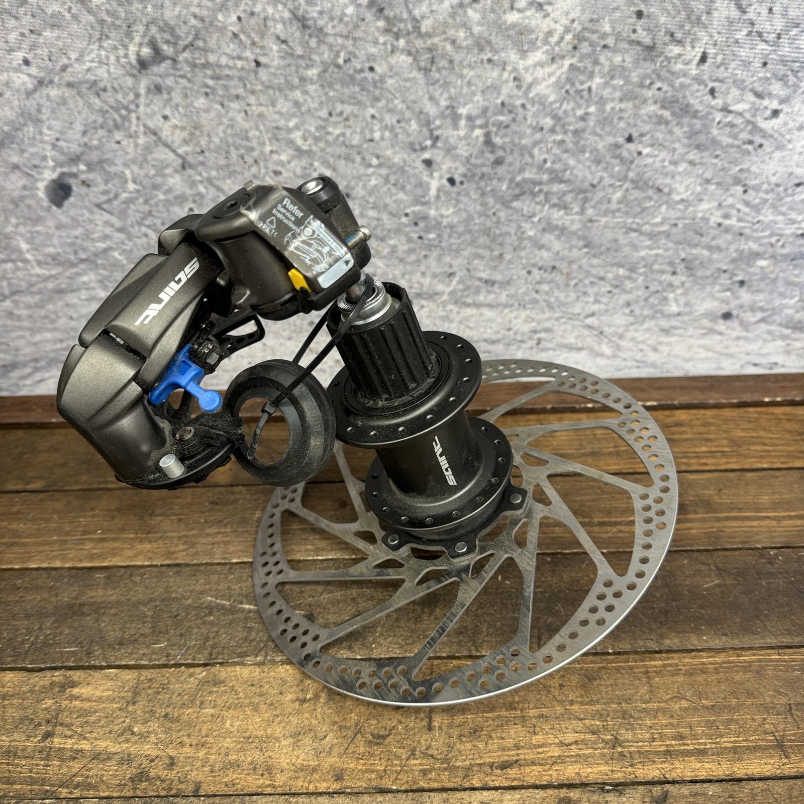 Vintage Shimano Saint RD-M800 FH-M800 SM-RT80 Hub Derailleur Black Japan 9s MTB
