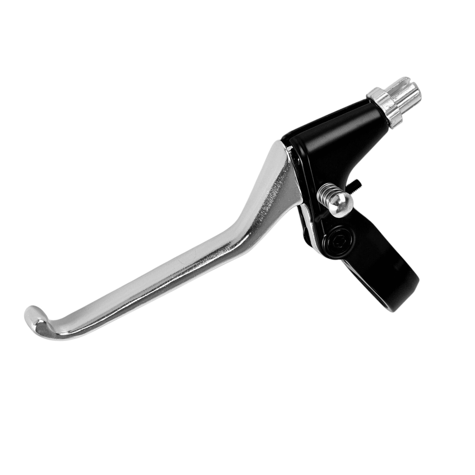 PRO+ 4 Finger Bicycle Locking Alloy Brake Lever LEFT CH-2482 Black/Chrome