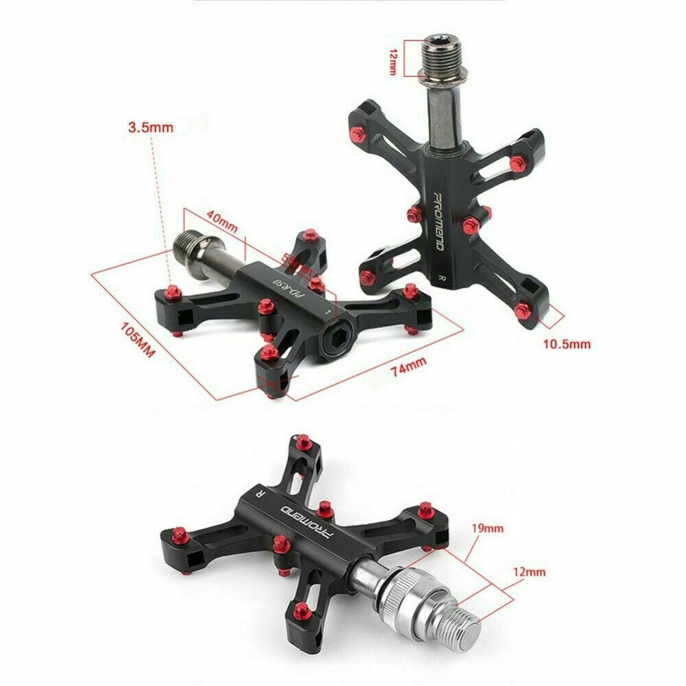 Promend MTB Road Bicycle Pedals Quick Release for Brompton 3Sixty Folding Bike
