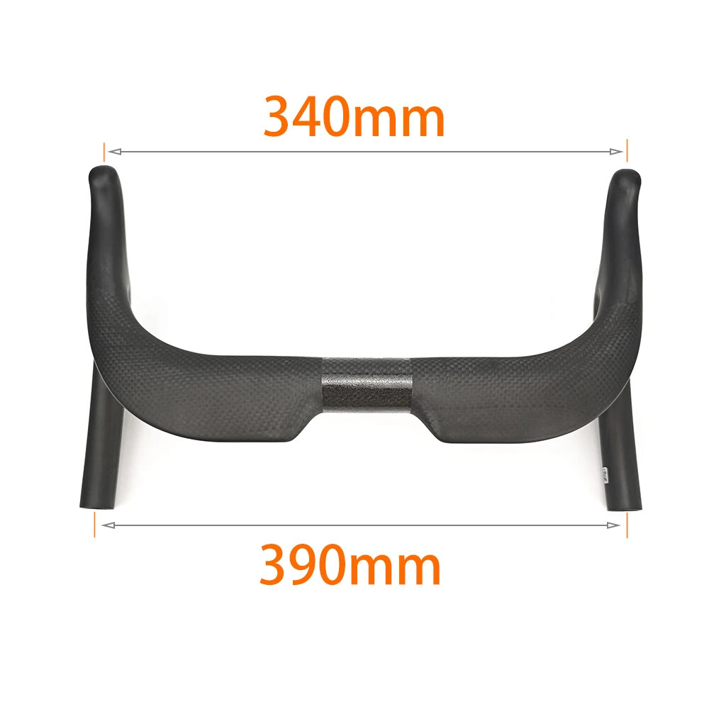 Carbon Fiber Track Cycling Handlebar Road Bicycle Fixed Gear Handlebar 31.8MM