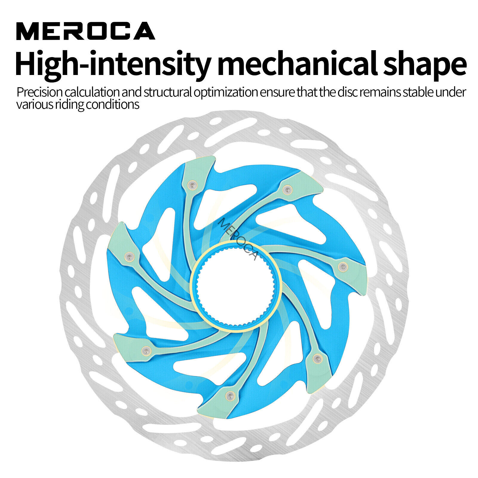 MEROCA Bike Disc Brake Rotors Center Lock 140mm 160mm MTB Road 1.8mm w/ Lockring