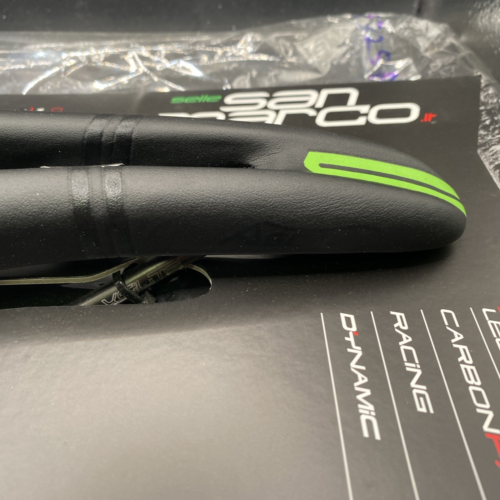 Selle San Marco Aspide 2 Open Cannondale Green Cycling Saddle (s22)