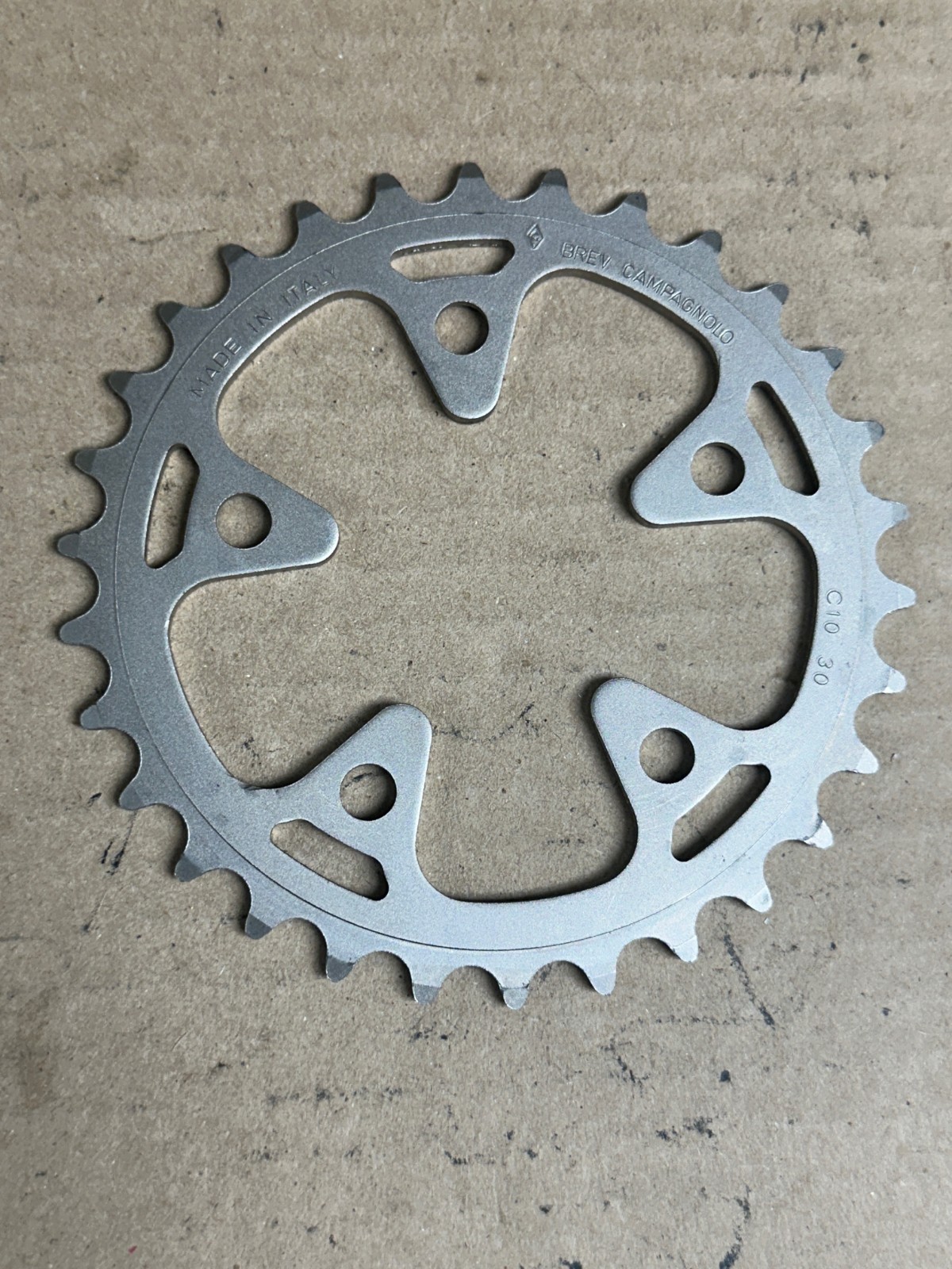 NOS Campagnolo Chainring Racing-T 30T, 74mm BCD