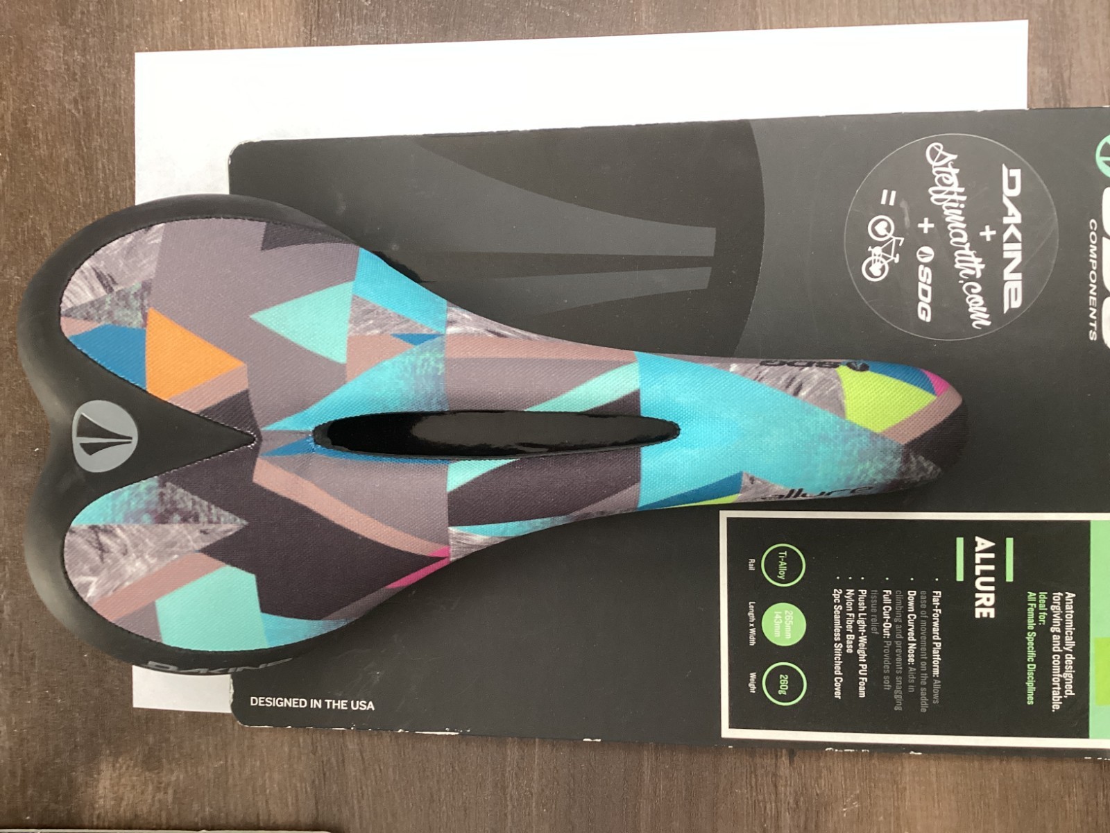 SDG X Dakine Allure Women’s Titanium MTB Saddle
