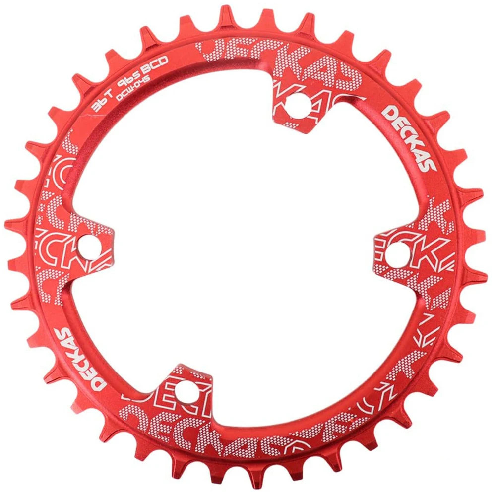 DECKAS Coroa BCD 96 Asymmetrical 36T 34T Narrow Wide 96BCD Bike Chainring 36 34