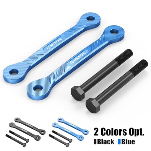 Motorcycle 1.5IN/38MM Suspension Lowering Link Lowering Linkage Blue